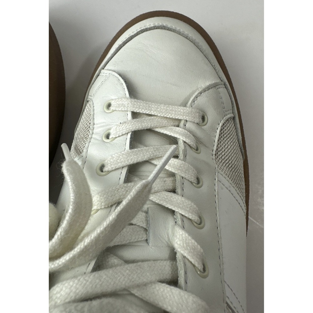 Sandro Mesh and Leather Sneakers Men's Size 43 US 10 - 10.5 Low Top Lace Shoes - Picture 10 of 16